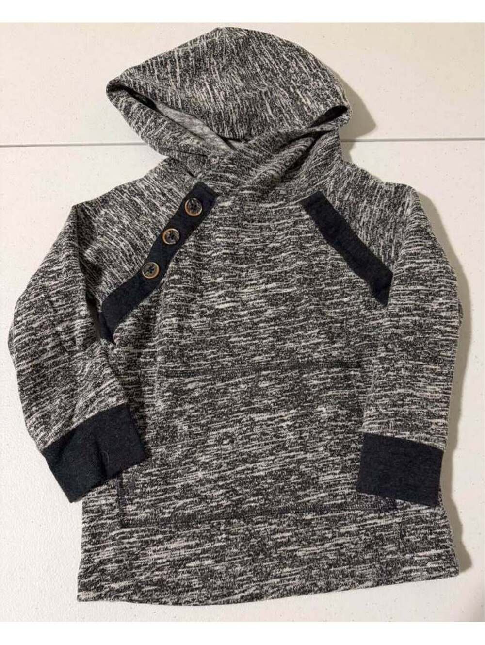 Cat & Jack Toddler Boys' 2T Marled Hoodie
